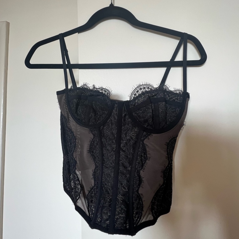 Urban Outfitters Modern Love Black Corset